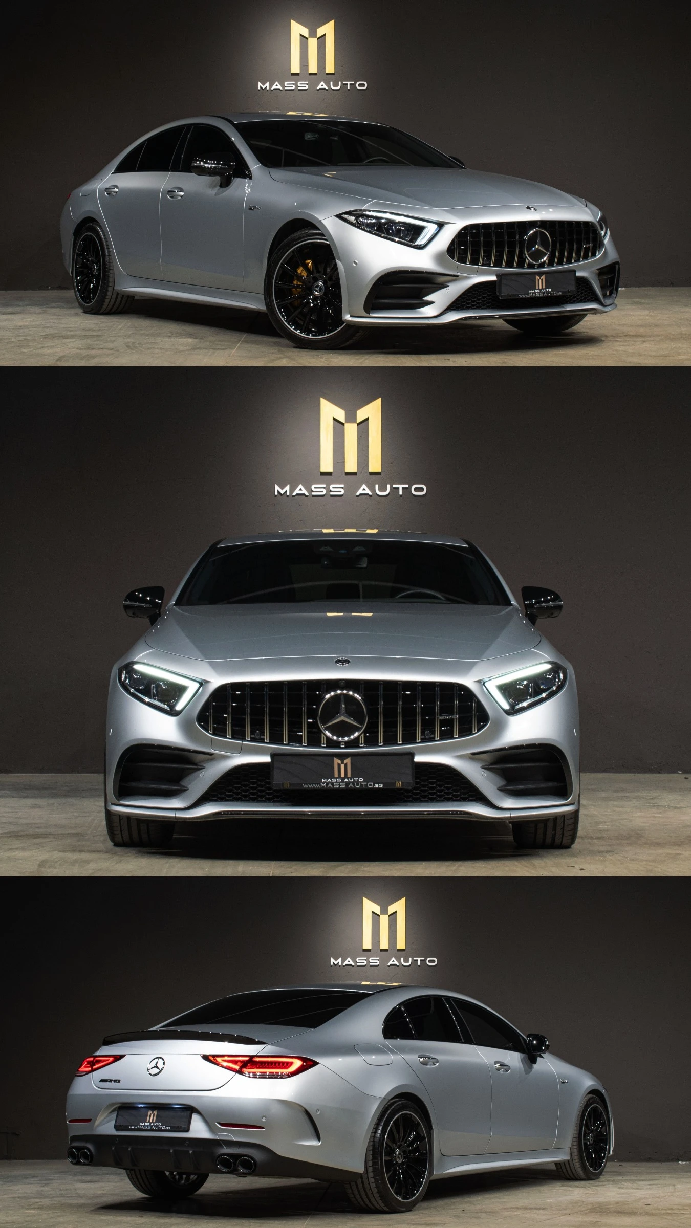 Mercedes-Benz CLS 400 d/AMG 53/4Matic/Airmatic/Burmester/СервизнаИстория, снимка 2 - Автомобили и джипове - 54428093