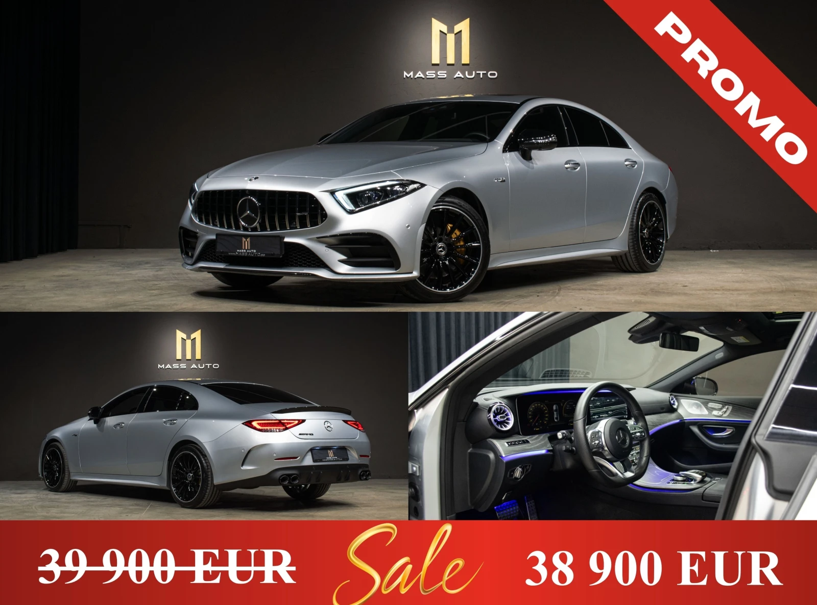 Mercedes-Benz CLS 400 d/AMG 53/4Matic/Airmatic/Burmester/СервизнаИстория