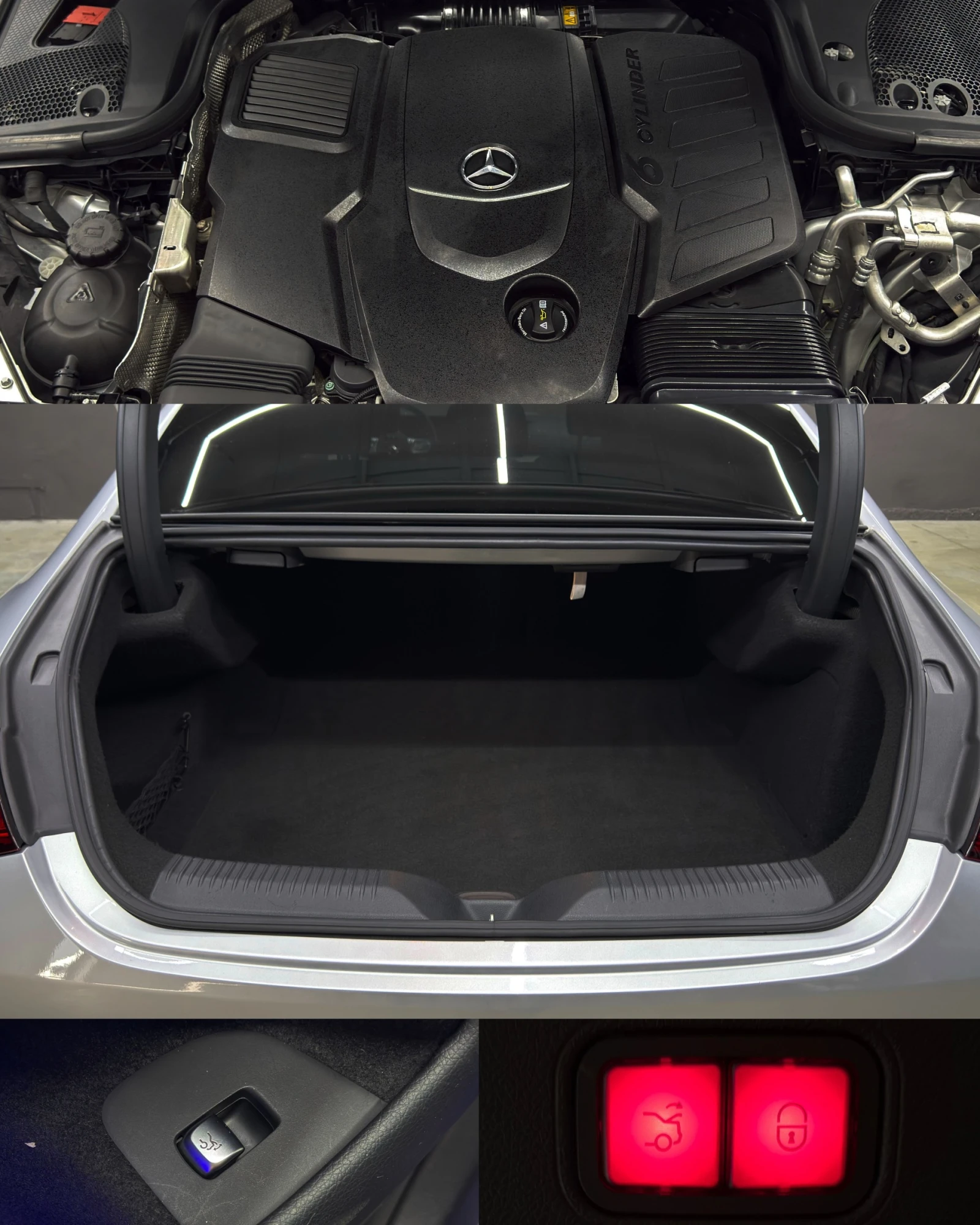 Mercedes-Benz CLS 400 d/AMG 53/4Matic/Airmatic/Burmester/СервизнаИстория, снимка 16 - Автомобили и джипове - 54428093