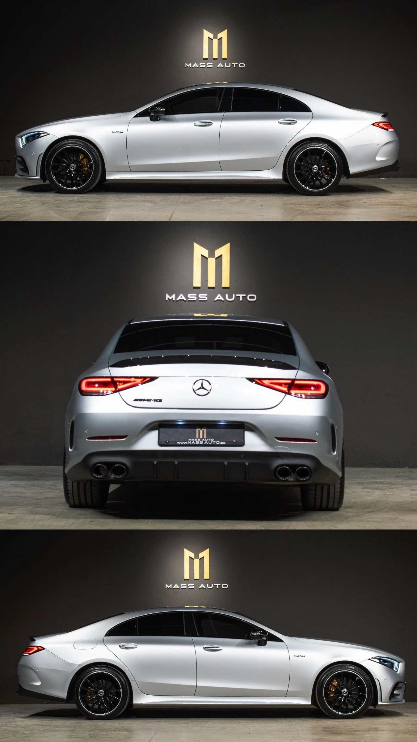 Mercedes-Benz CLS 400 d/AMG 53/4Matic/Airmatic/Burmester/СервизнаИстория, снимка 4 - Автомобили и джипове - 54428093