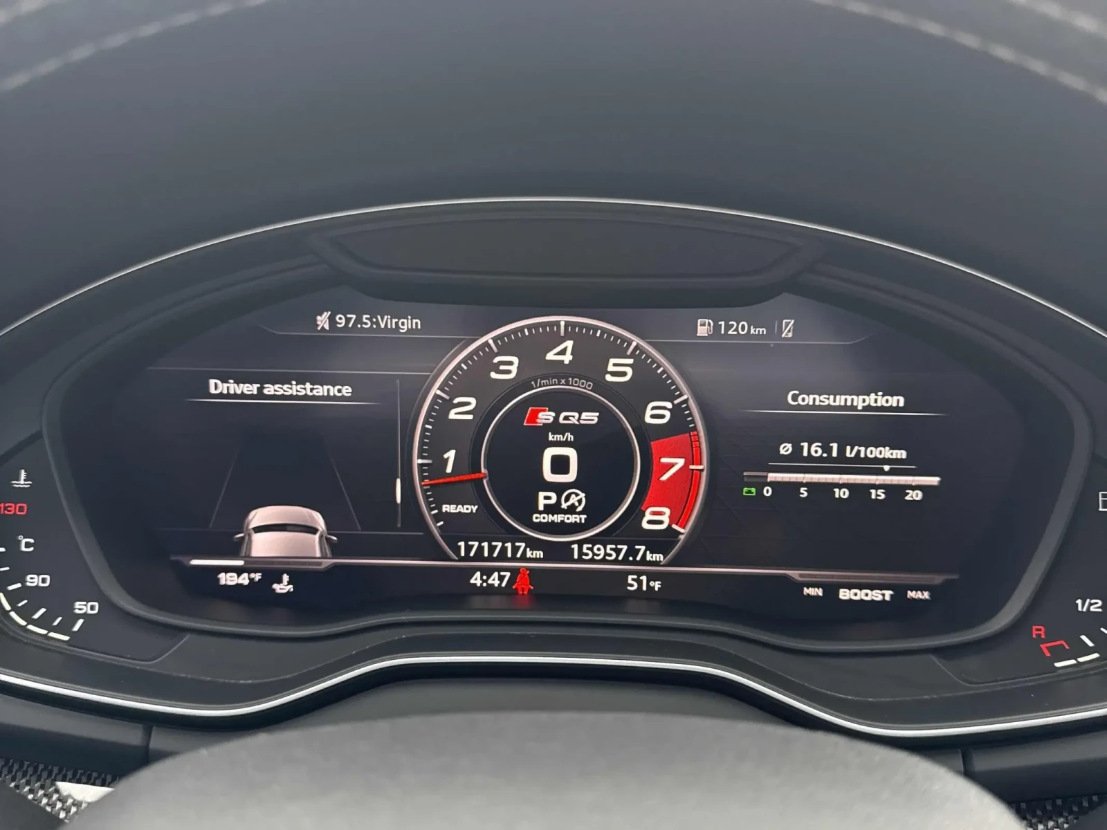 Audi SQ5 CARFAX * АВТО КРЕДИТ * ПРОГНОЗНА ЦЕНА ДО БГ * , снимка 11 - Автомобили и джипове - 54623634