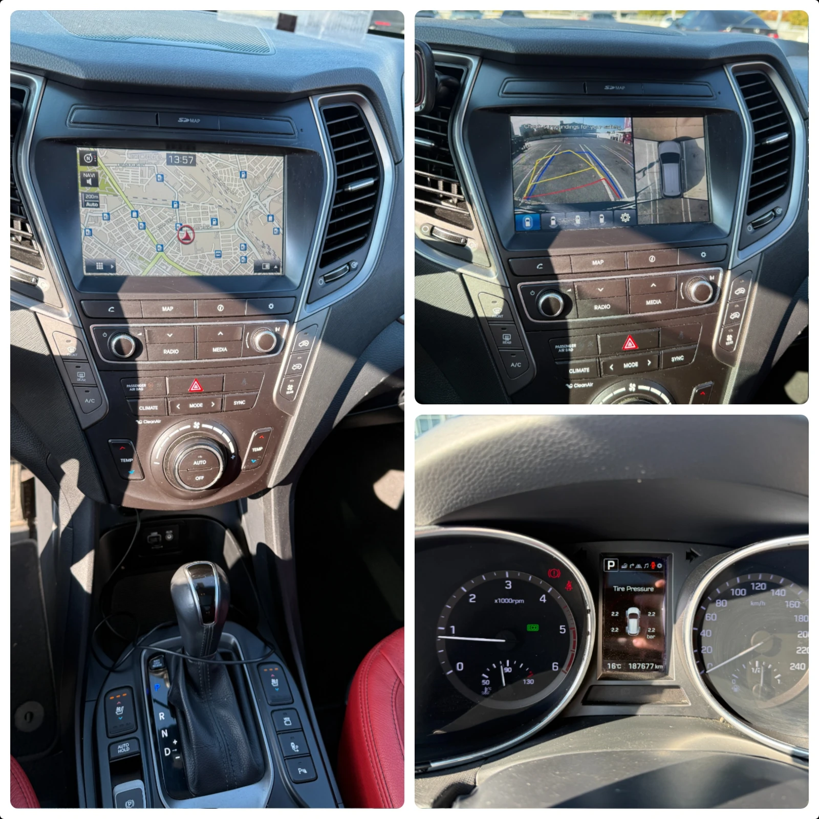 Hyundai Santa fe Grand, 2.2, Facelift, 4x4, 7 �����, 360, �������� | Mobile.bg � ����������� 14