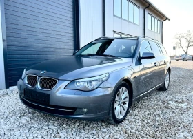 BMW 525 525i Комби, 2010, кожен салон, панорама, снимка 1