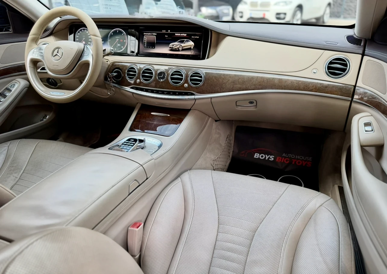 Mercedes-Benz S 350 4Matic* 4x4* Подгрев* Обдухване* 360Камера* Уникат - изображение 10