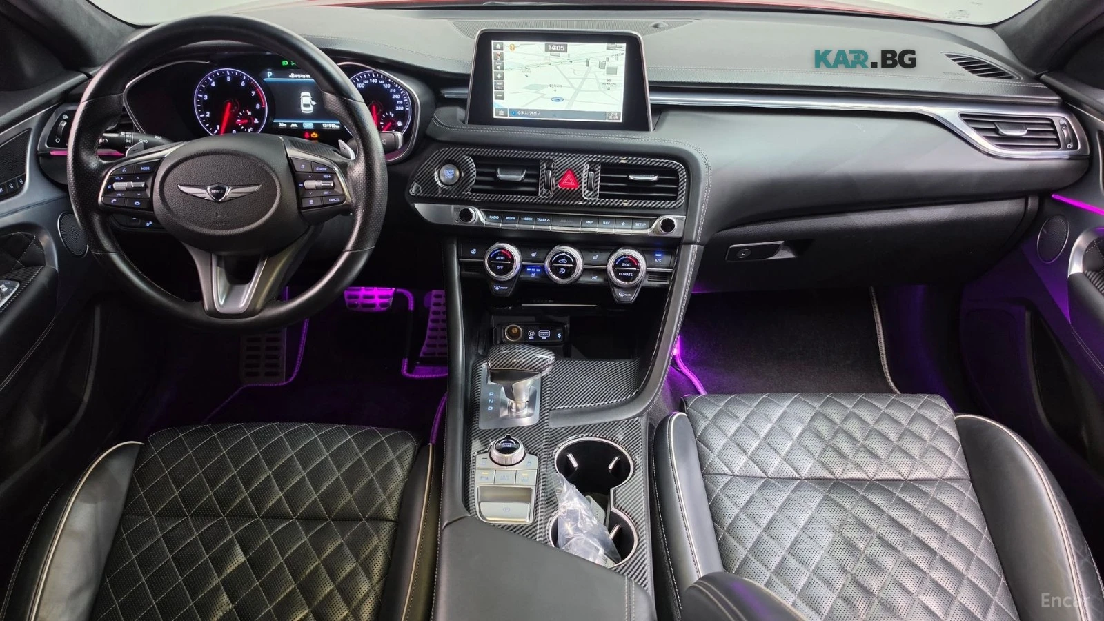 Genesis G70 3.3T* AWD* SUPREME* SPORT* ПОДГРЕВ* ОБДУХВАНЕ* 360, снимка 7 - Автомобили и джипове - 55978476