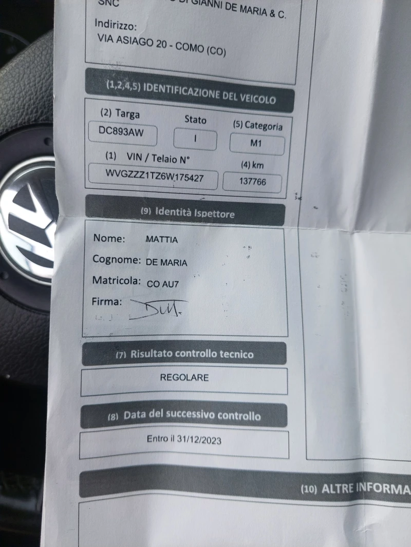 VW Touran 1, 9TDI 105ps 6ck, снимка 15 - Автомобили и джипове - 49143695