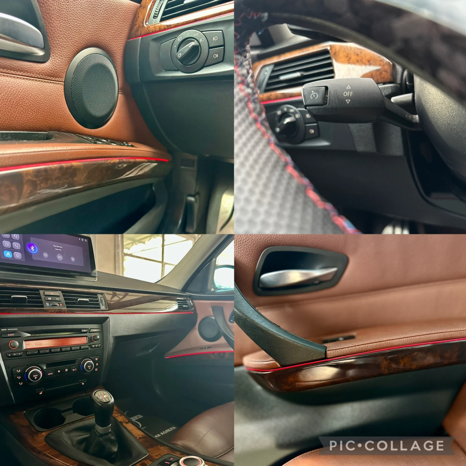 BMW 325 M57/М-ПАКЕТ/НАВИГАЦИЯ/ПОДГРЕВ/КАФЯВА КОЖА, снимка 15 - Автомобили и джипове - 54874193