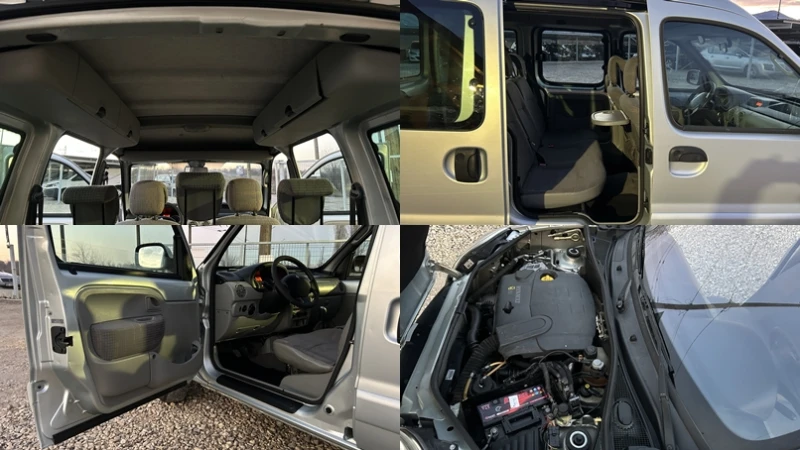 Renault Kangoo 1.5DCI-84к.с.-ВНОС ИТАЛИЯ, снимка 12 - Автомобили и джипове - 48504217