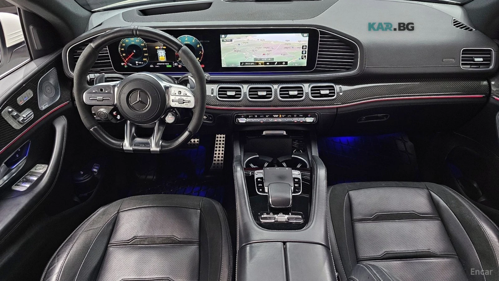 Mercedes-Benz GLE 53 4MATIC 4MATIC КОЖА* ПОДГРЕВ* ОБДУХВ* BURMASTER* PANO* 360, снимка 6 - Автомобили и джипове - 55082152