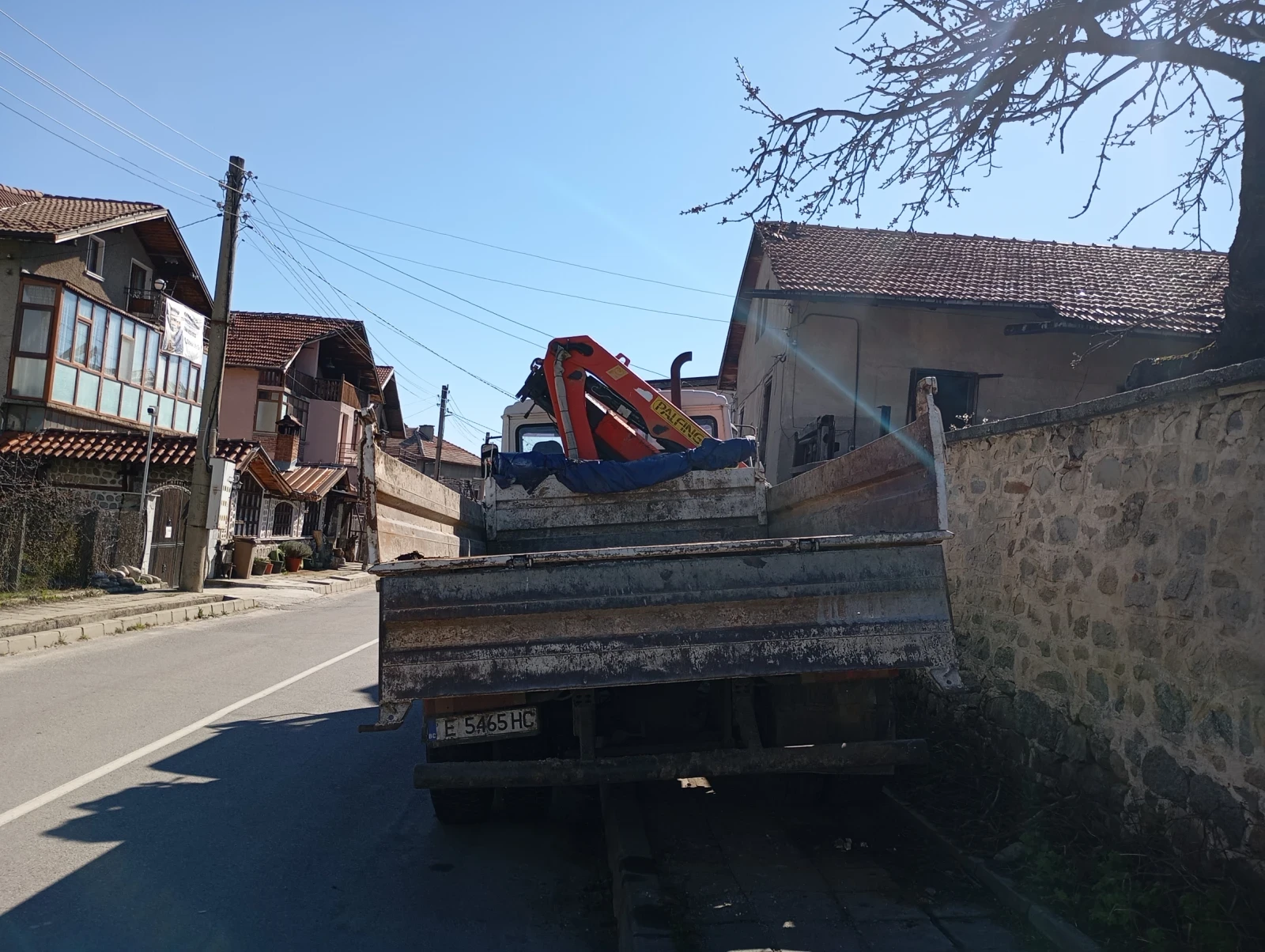 Man 17.232 с кран 10 метра, снимка 6 - Камиони - 54177142