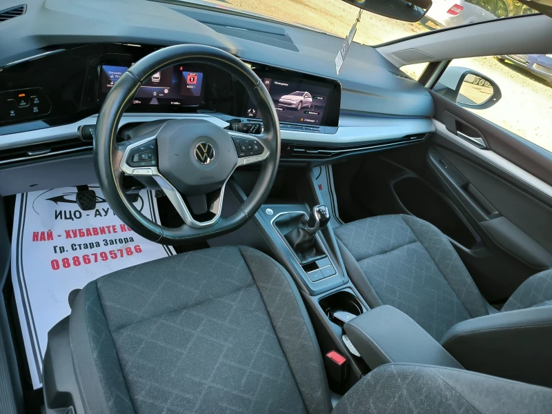 VW Golf 8-2, 0TDI-120k.6ск.EBPO 6, НАВИ, РЕКАРО, LED.-5%!, снимка 9 - Автомобили и джипове - 52255624