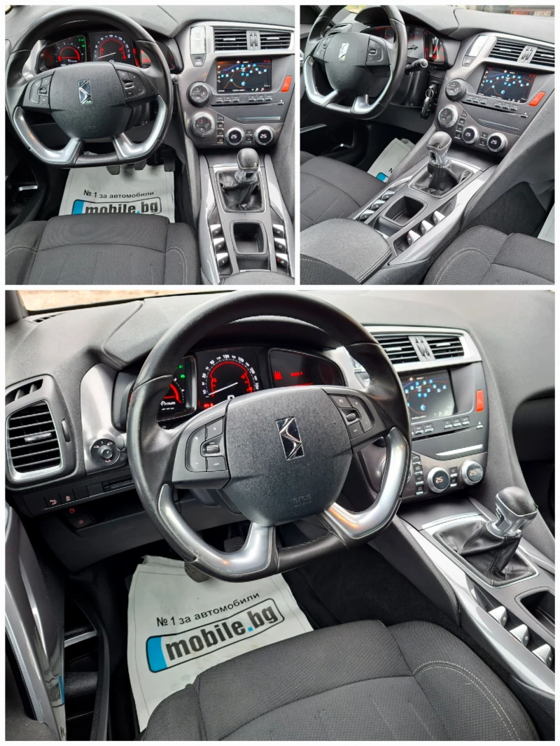 Citroen DS5 1.6Blue HDi 6ск. УНИКАТ* НАВИГАЦИЯ* , снимка 10 - Автомобили и джипове - 52441500