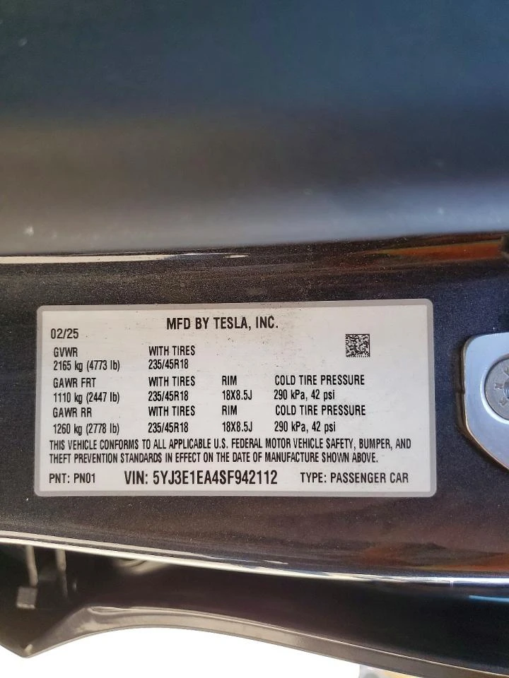 Tesla Model 3 Long Range RWD, снимка 12 - Автомобили и джипове - 54158448