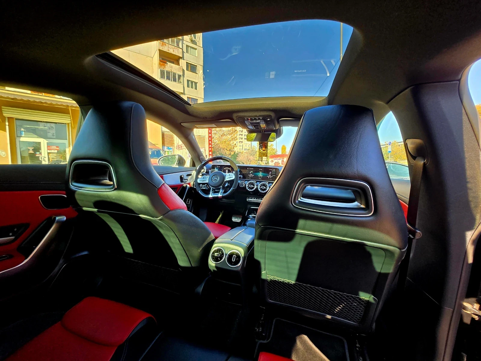 Mercedes-Benz CLA 45 AMG 4MATIC* BURMESTER* AMBIENT* AERO* , снимка 13 - Автомобили и джипове - 53721448