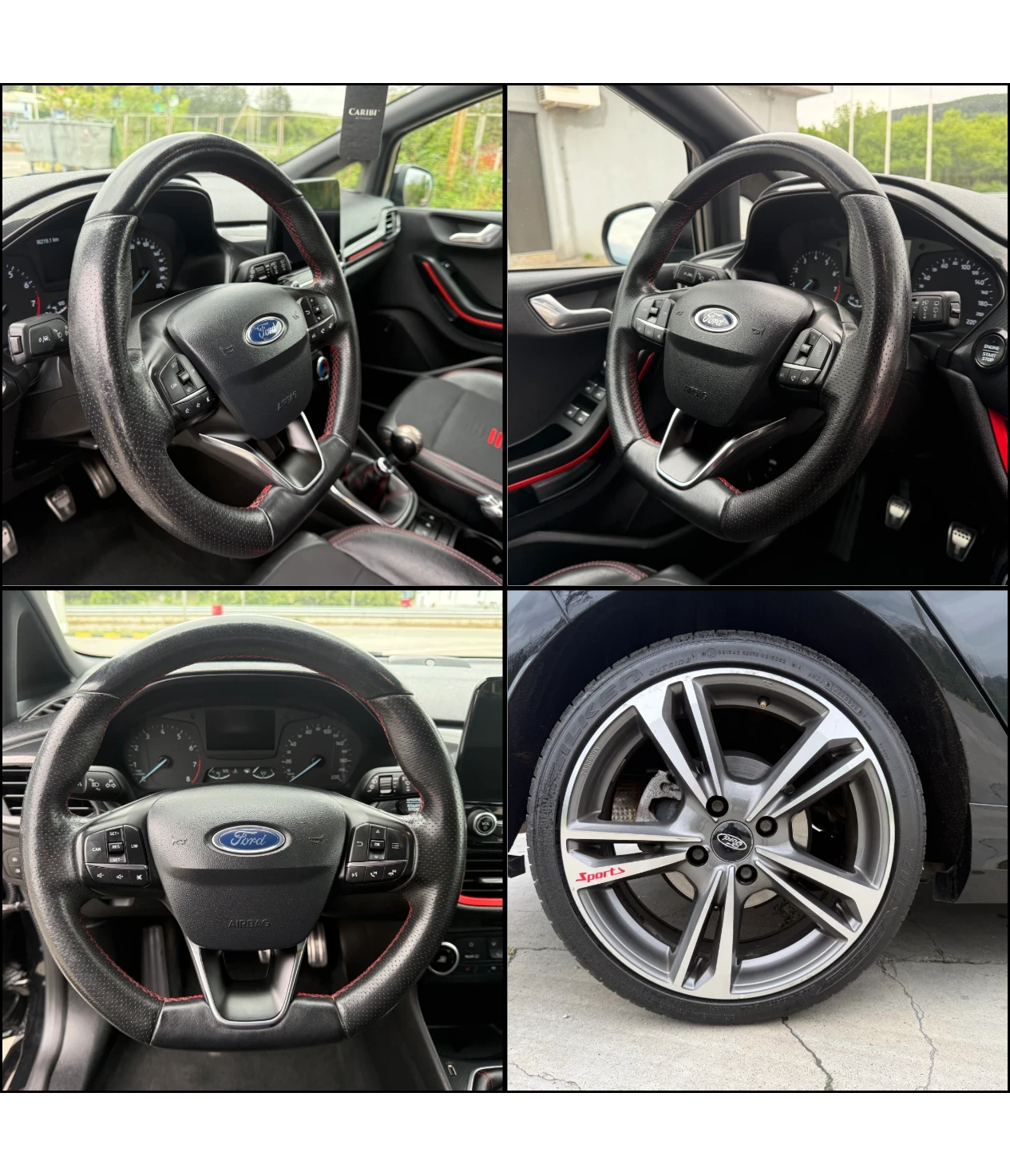 Ford Fiesta 1.0 ECO BOOST* ST-LINE* 96 220KM* , снимка 15 - Автомобили и джипове - 54387065