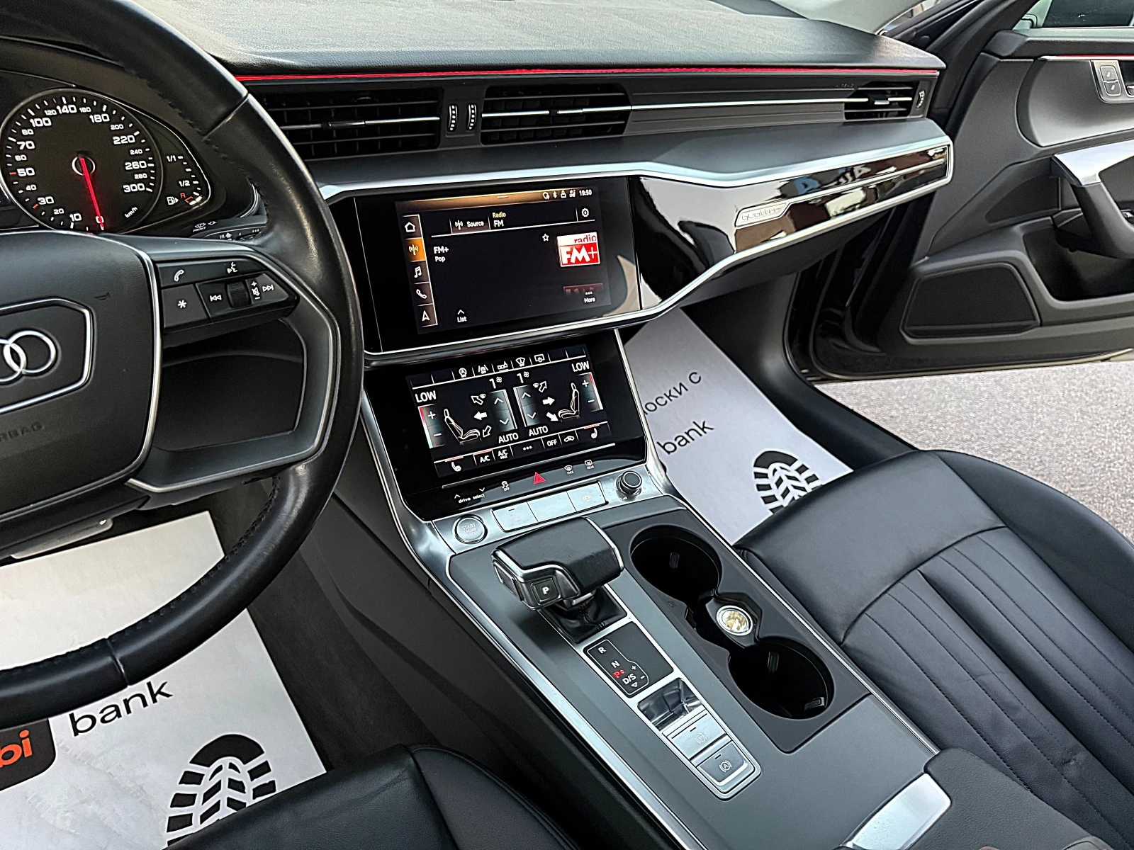 Audi A6 RS6 OPTIK-HEAD UP-360KAMERI-DISTRONIK-ПОДГРЯВАНЕ-!, снимка 11 - Автомобили и джипове - 55998665