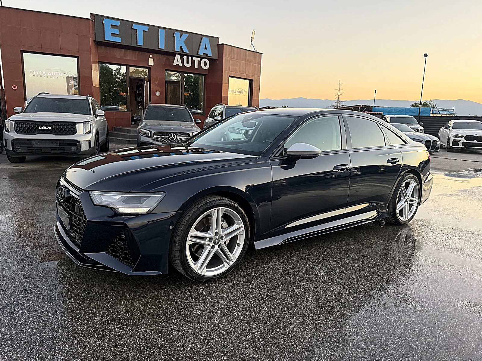 Audi A6 RS6 OPTIK-HEAD UP-360KAMERI-DISTRONIK-ПОДГРЯВАНЕ-!, снимка 3 - Автомобили и джипове - 55998665