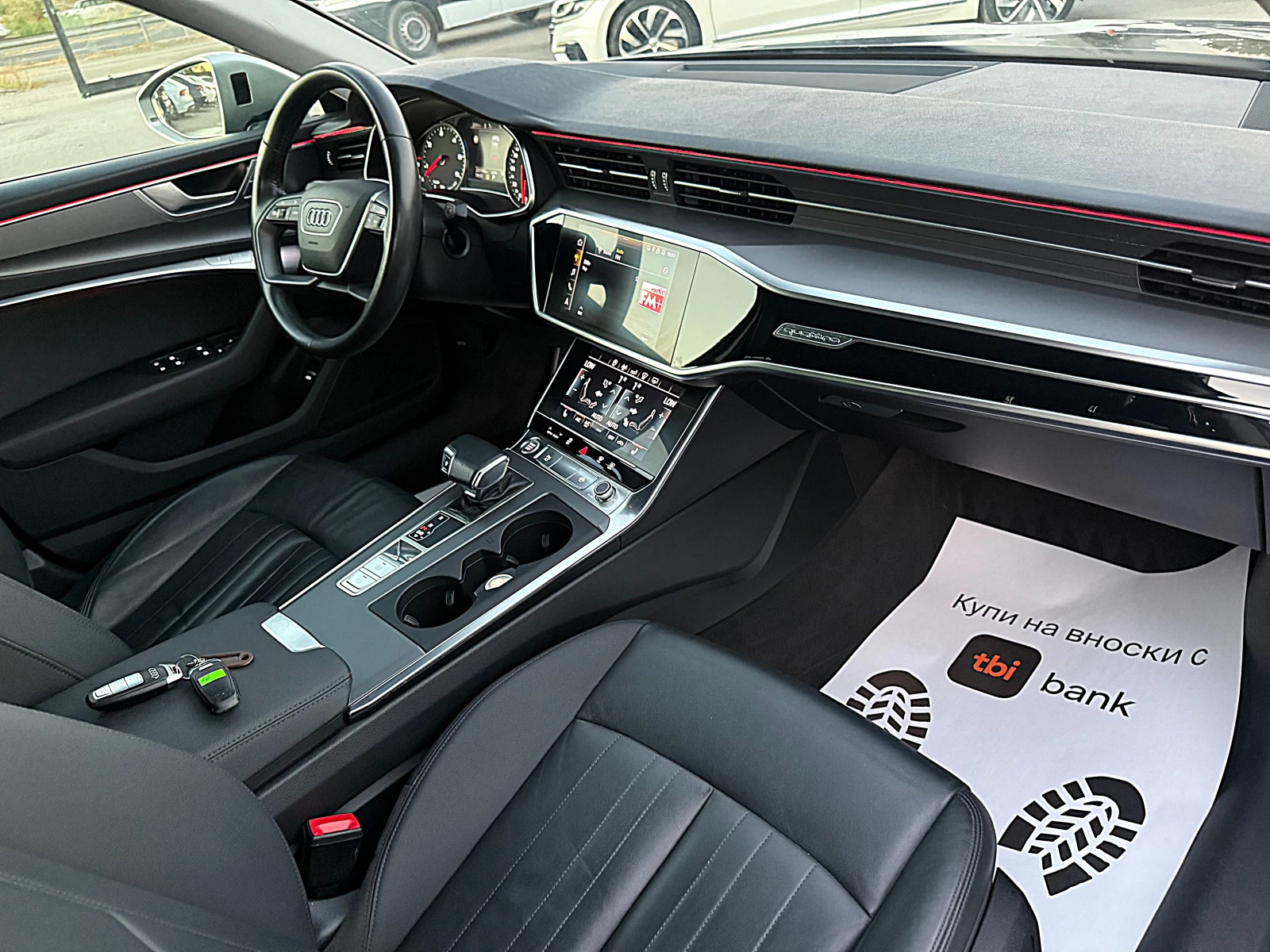 Audi A6 RS6 OPTIK-HEAD UP-360KAMERI-DISTRONIK-ПОДГРЯВАНЕ-!, снимка 14 - Автомобили и джипове - 55998665
