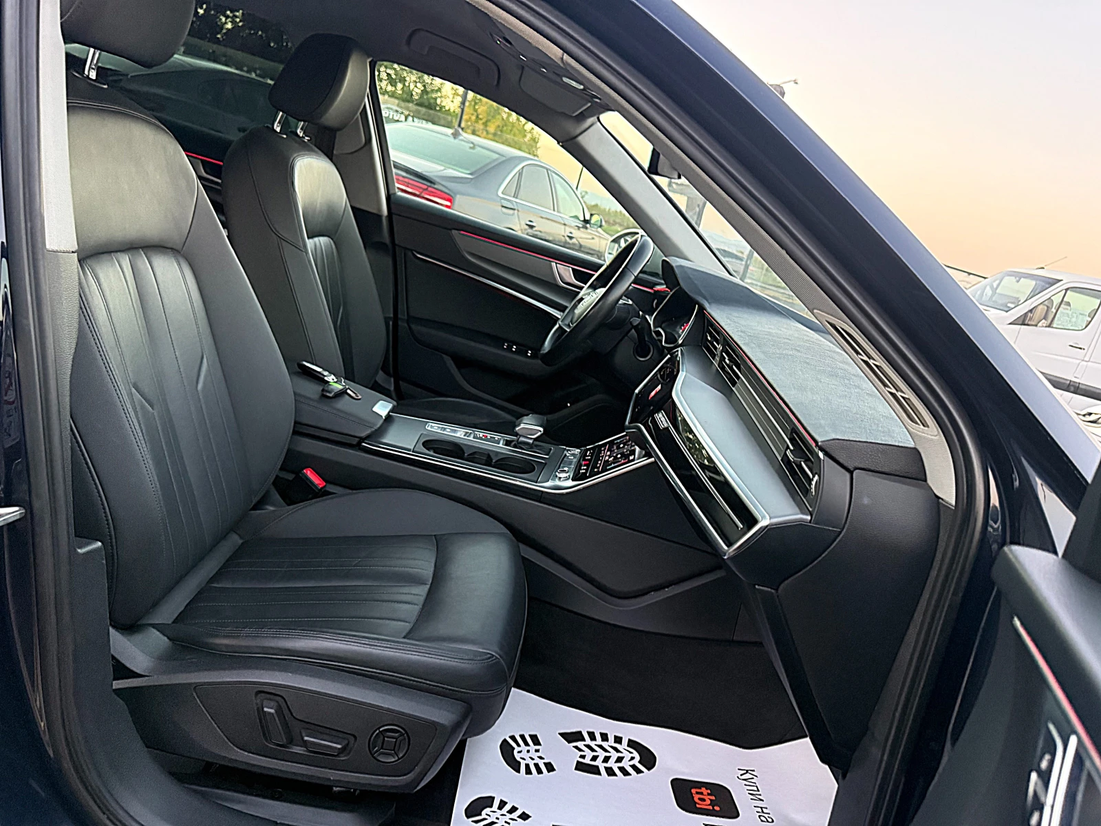 Audi A6 RS6 OPTIK-HEAD UP-360KAMERI-DISTRONIK-ПОДГРЯВАНЕ-!, снимка 13 - Автомобили и джипове - 55998665