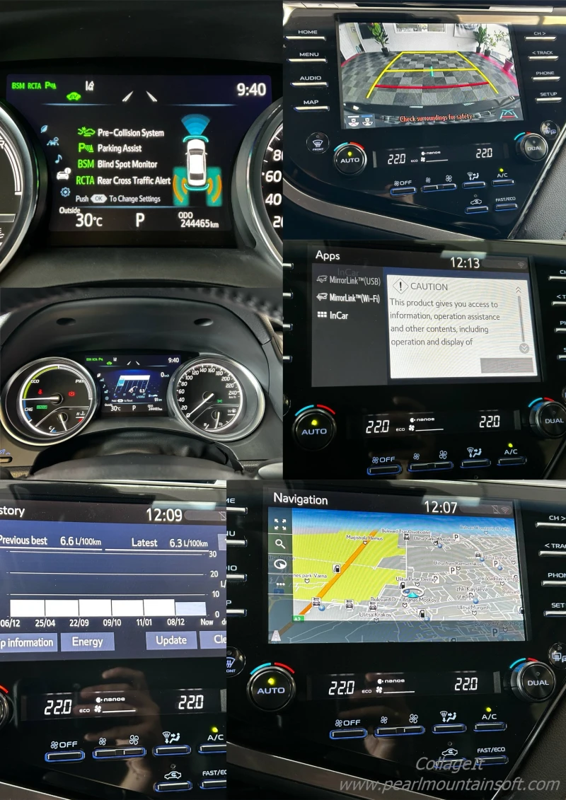 Toyota Camry 2.5 HYBRID DESIGN 218 , снимка 15 - Автомобили и джипове - 51074335