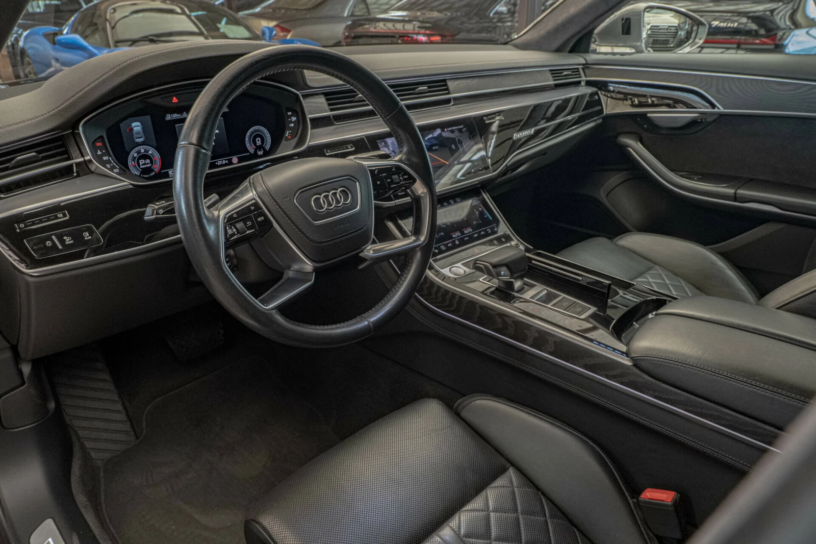 Audi A8 50TDI/Bang&Olufsen/Обдухване/Алкантар/Laser/Камера - изображение 8