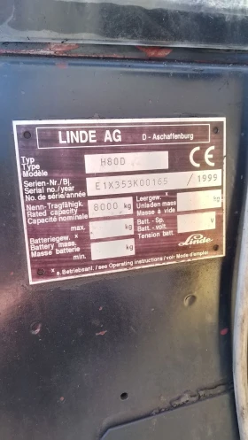 Мотокар Linde 3000, снимка 8