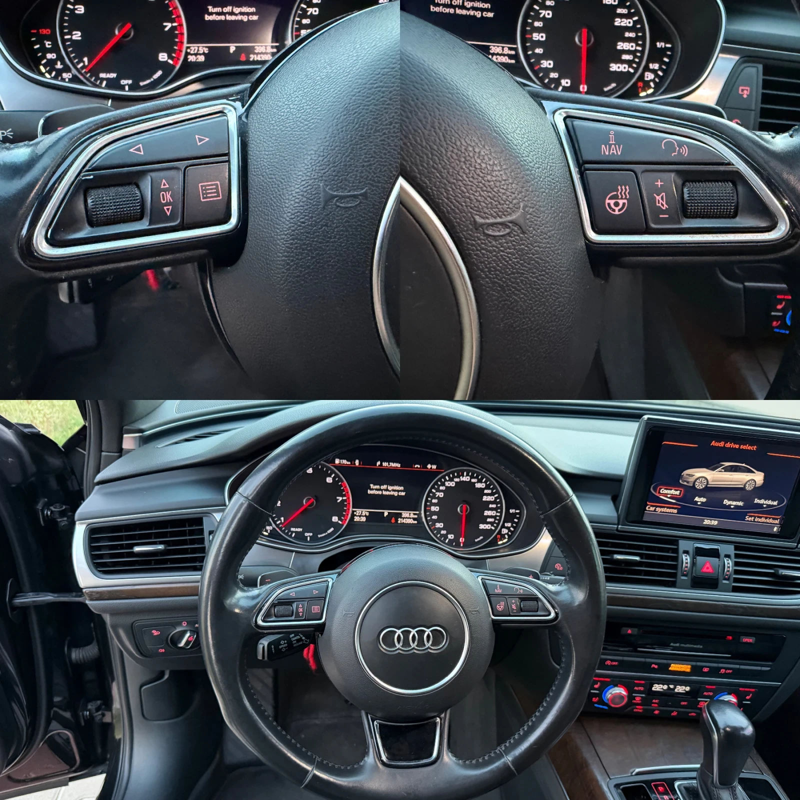 Audi A6 3.0 TFSI SUPERCHARGED 8ZF QUATTRO MATRIX, снимка 14 - Автомобили и джипове - 56640929