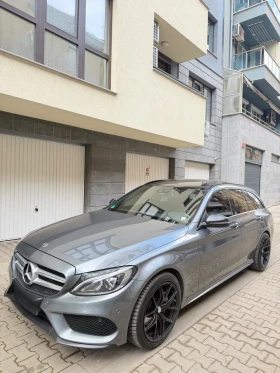 Mercedes-Benz C 220 AMG/ 9-G Tronic/Keyless/PANO/, снимка 1