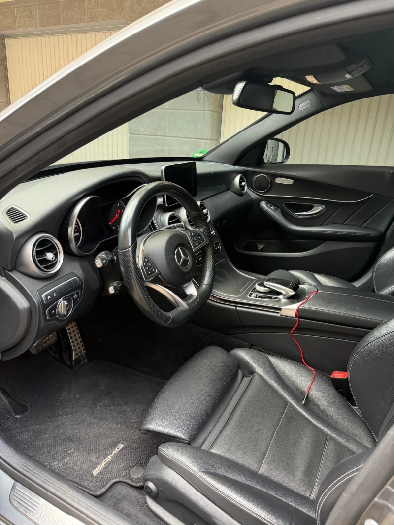 Mercedes-Benz C 220 AMG/ 9-G Tronic/Keyless/PANO/, снимка 7 - Автомобили и джипове - 52755088