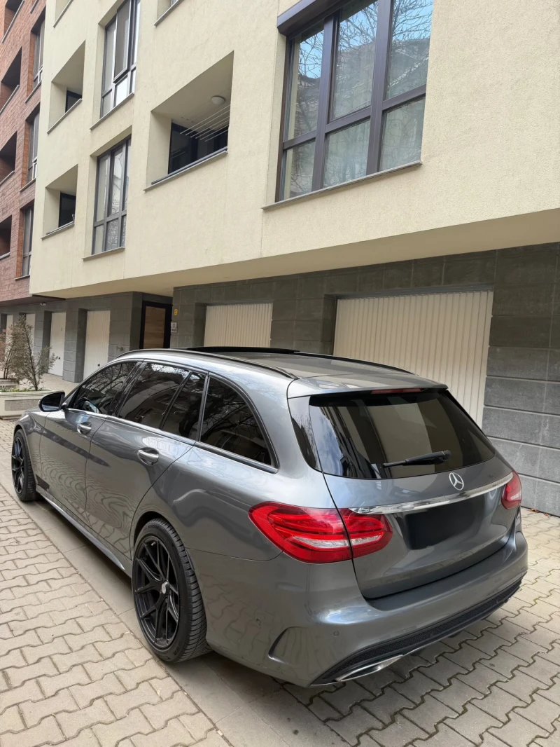 Mercedes-Benz C 220 AMG/ 9-G Tronic/Keyless/PANO/, снимка 4 - Автомобили и джипове - 52755088