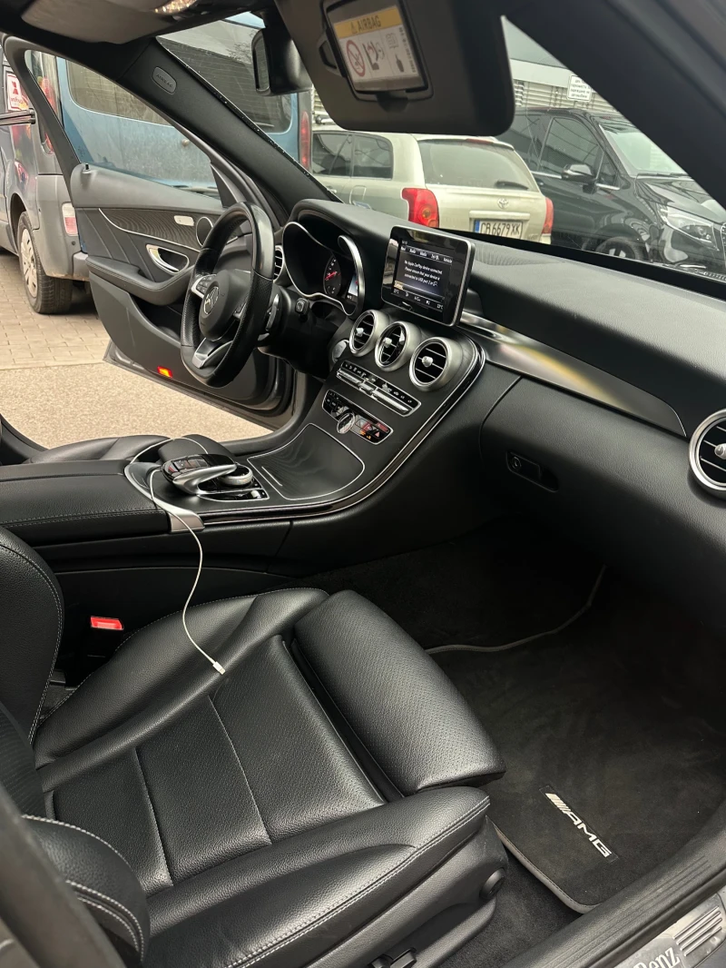 Mercedes-Benz C 220 AMG/ 9-G Tronic/Keyless/PANO/, снимка 8 - Автомобили и джипове - 52755088