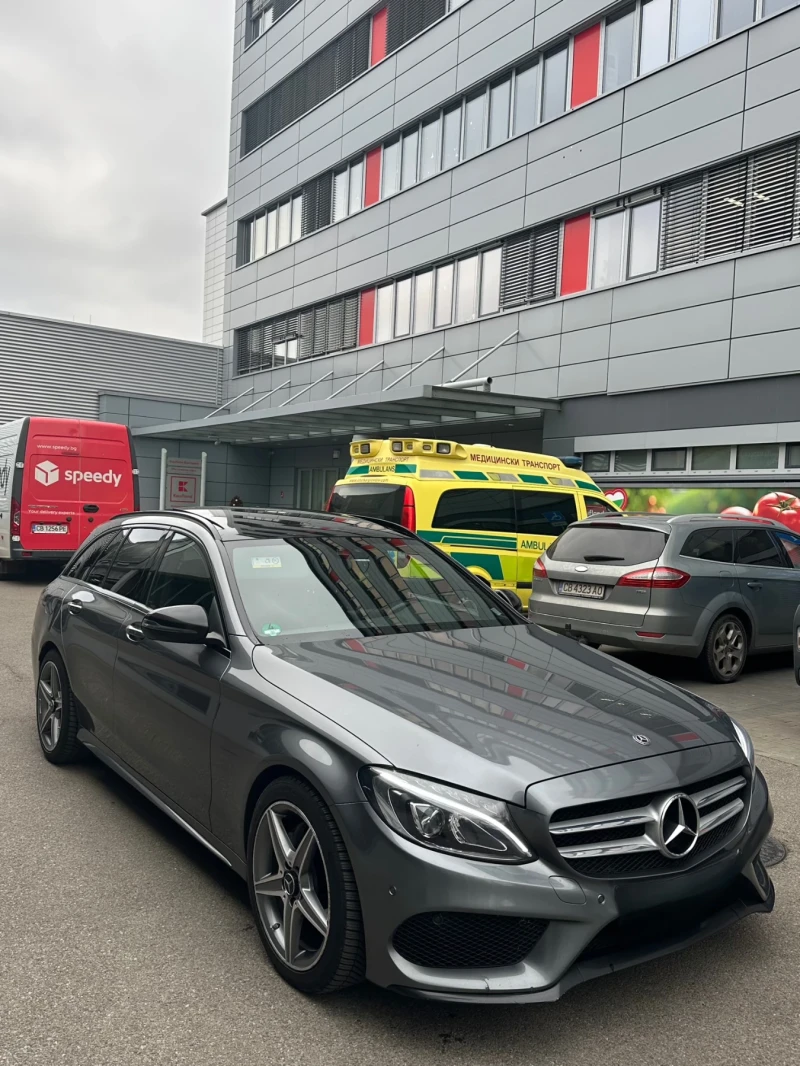 Mercedes-Benz C 220 AMG/ 9-G Tronic/Keyless/PANO/, снимка 3 - Автомобили и джипове - 52755088