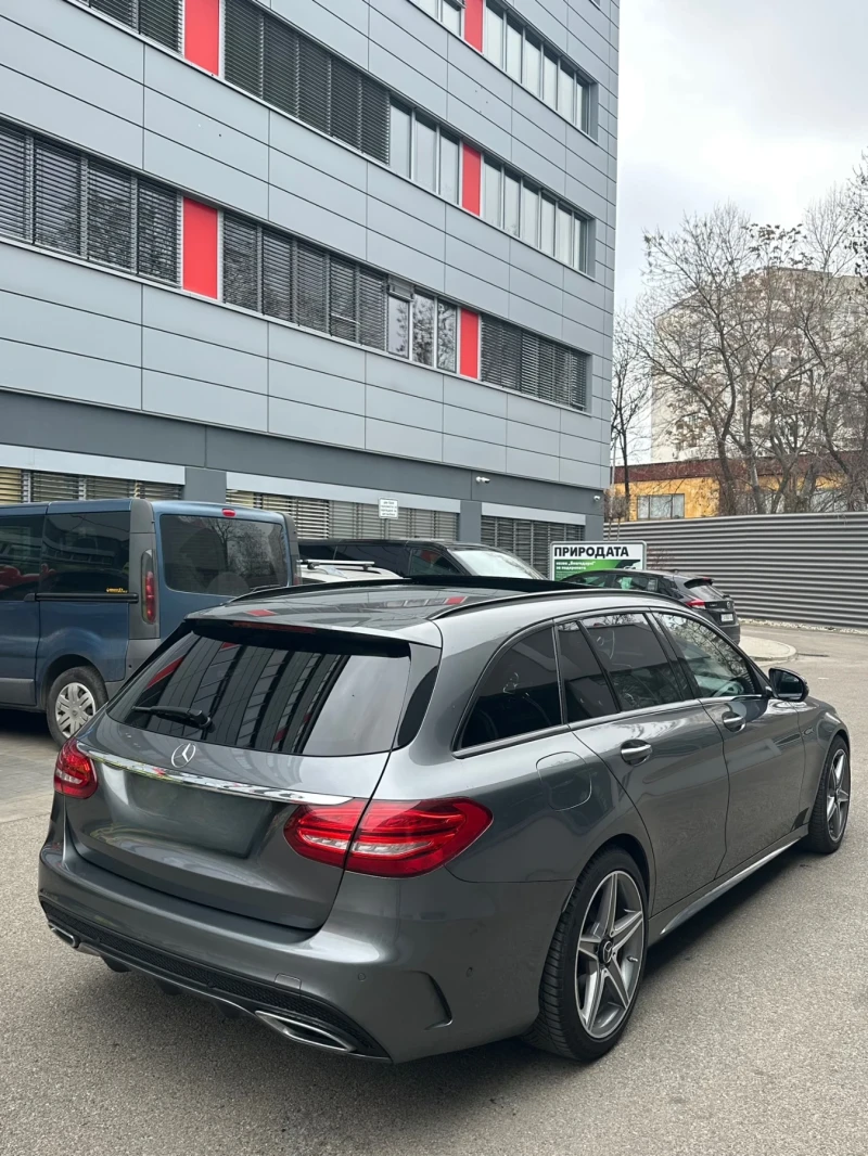 Mercedes-Benz C 220 AMG/ 9-G Tronic/Keyless/PANO/, снимка 4 - Автомобили и джипове - 52755088