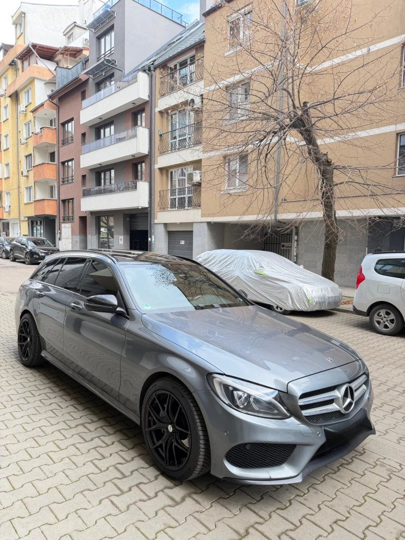 Mercedes-Benz C 220 AMG/ 9-G Tronic/Keyless/PANO/, снимка 2 - Автомобили и джипове - 52755088
