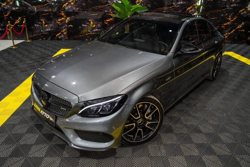 Mercedes-Benz C 43 AMG LED 360 ПАНОРАМА BURMEISTER ЛИЗИНГ 100%, снимка 5 - Автомобили и джипове - 53219919
