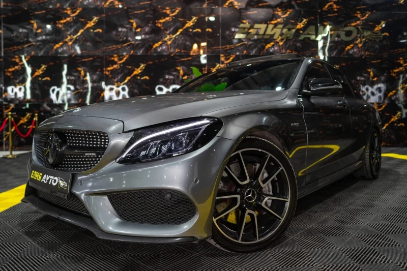 Mercedes-Benz C 43 AMG LED 360 ПАНОРАМА BURMEISTER ЛИЗИНГ 100%, снимка 4 - Автомобили и джипове - 53219919