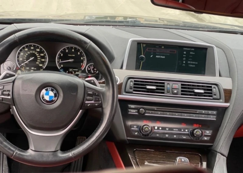 BMW 650 Red Leather , снимка 10 - Автомобили и джипове - 51756684