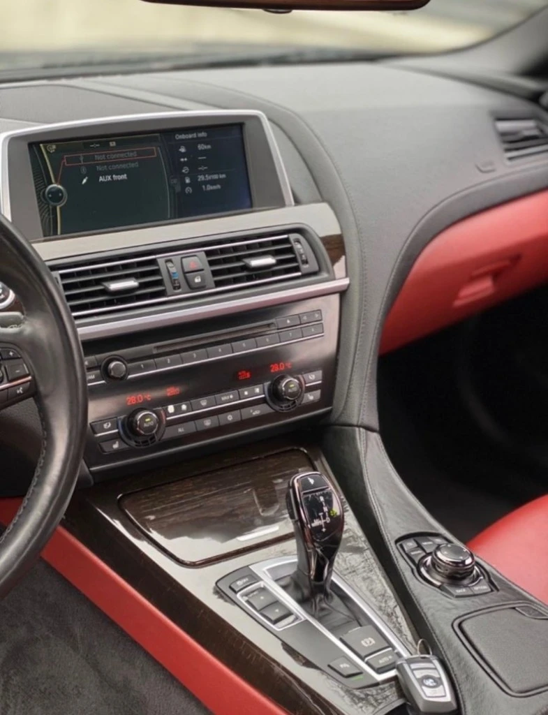 BMW 650 Red Leather  | Mobile.bg   11