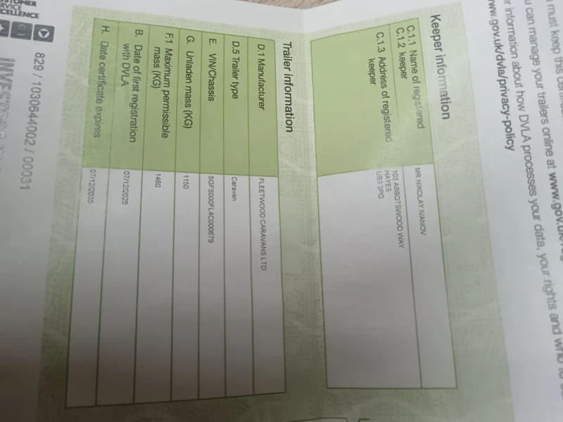 Каравана Fleetwood Colchester , снимка 15 - Каравани и кемпери - 52809250