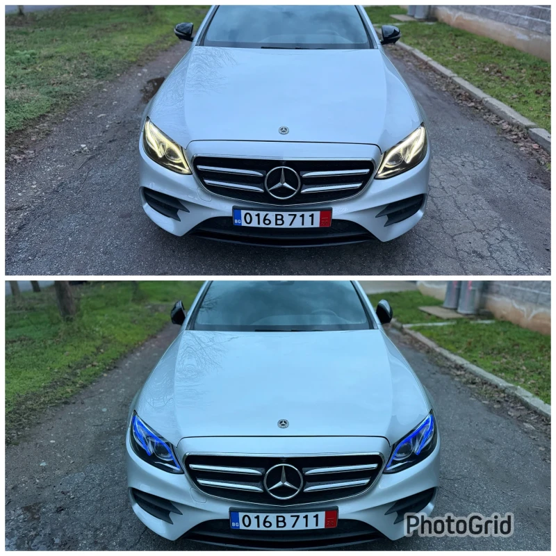 Mercedes-Benz E 220 AMG 360 MultiBeam Pano 9G , снимка 7 - Автомобили и джипове - 52664962