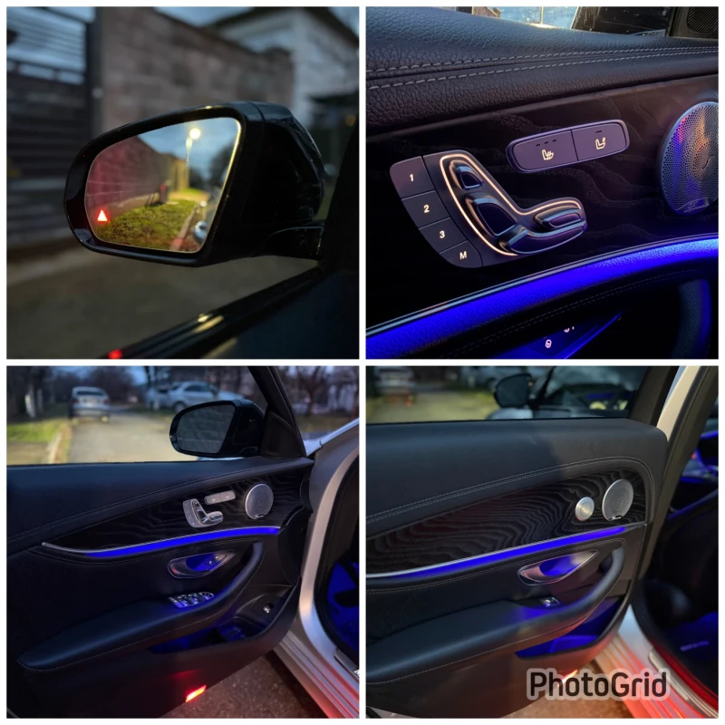 Mercedes-Benz E 220 AMG 360 MultiBeam Pano 9G , снимка 15 - Автомобили и джипове - 52664962