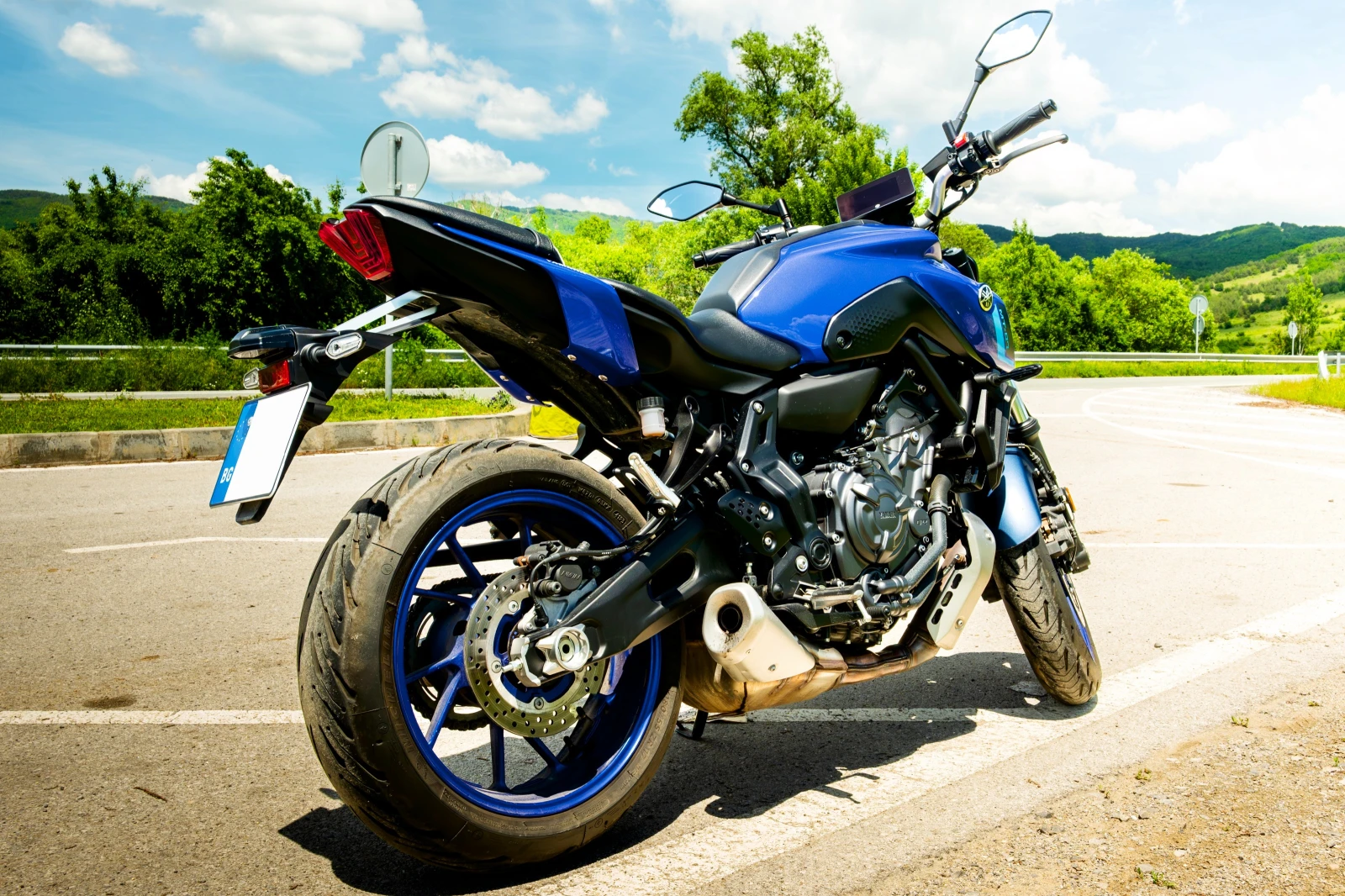 Yamaha Mt-07 ABS ICON BLUE, снимка 5 - Мотоциклети и мототехника - 54682832