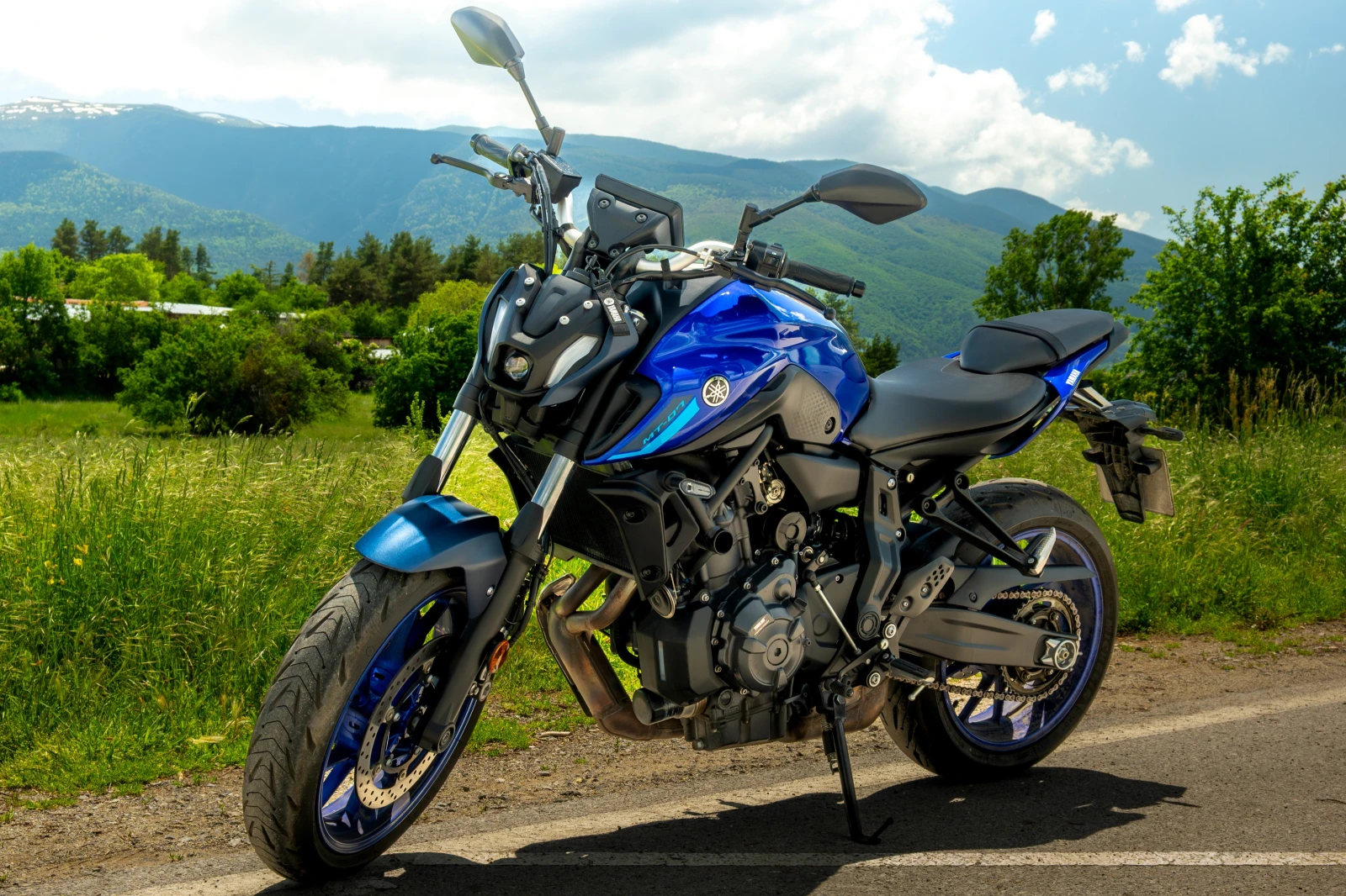 Yamaha Mt-07 ABS ICON BLUE, снимка 3 - Мотоциклети и мототехника - 54682832