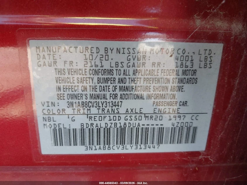 Nissan Sentra 2.0l Sv Xtronic Cvt, снимка 9 - Автомобили и джипове - 54310197