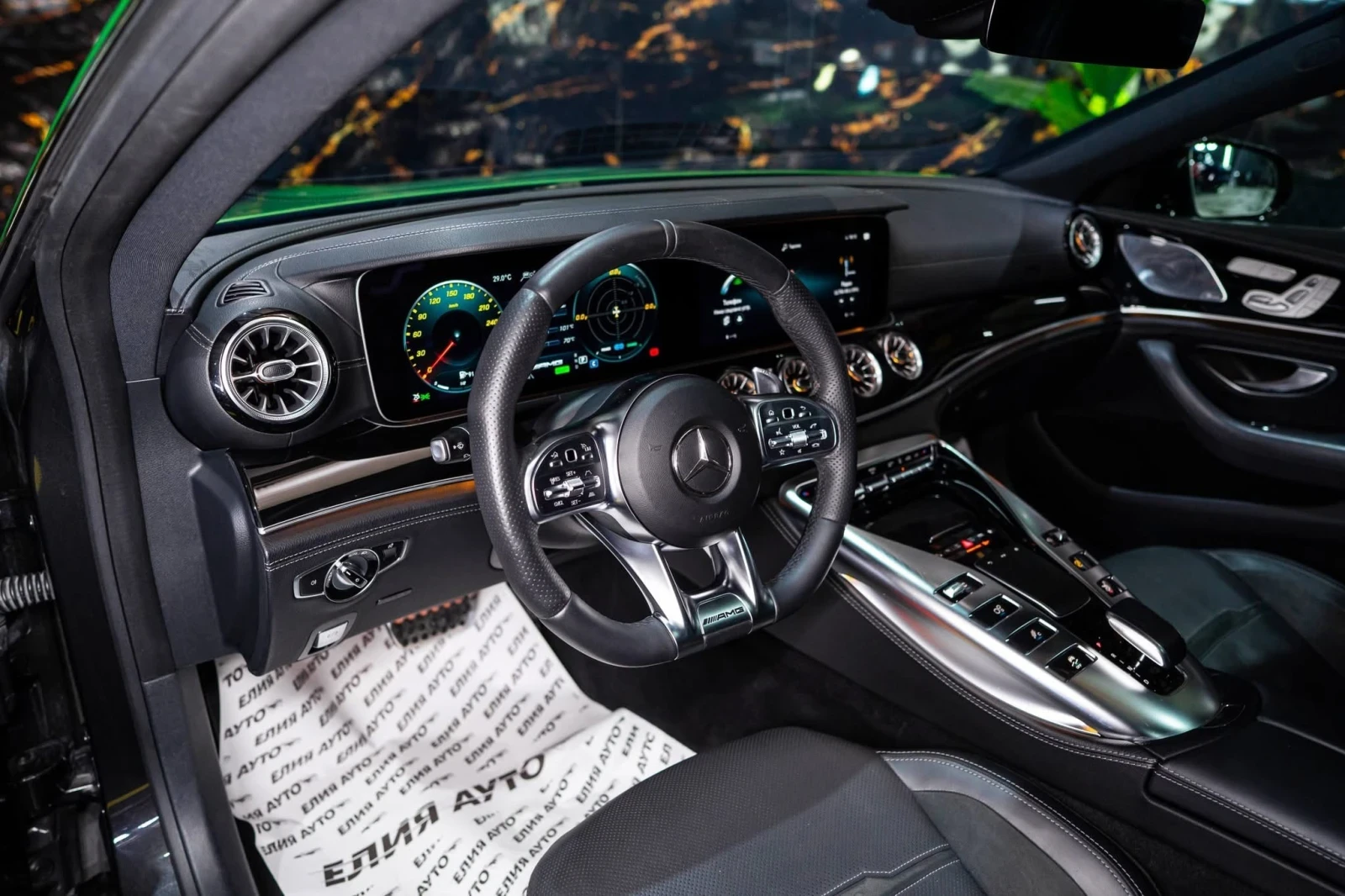 Mercedes-Benz AMG GT 53 4MATIC+ LED DESIGNO BURM 360 ЛИЗИНГ 100%, снимка 12 - Автомобили и джипове - 54875132
