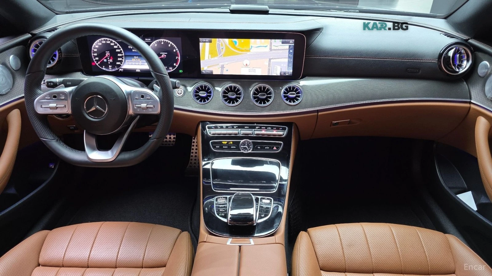 Mercedes-Benz E 450 4MATIC* HUD* 360* КОЖА* ОБДУХ* НАВИ* ПАНО, снимка 5 - Автомобили и джипове - 55833861