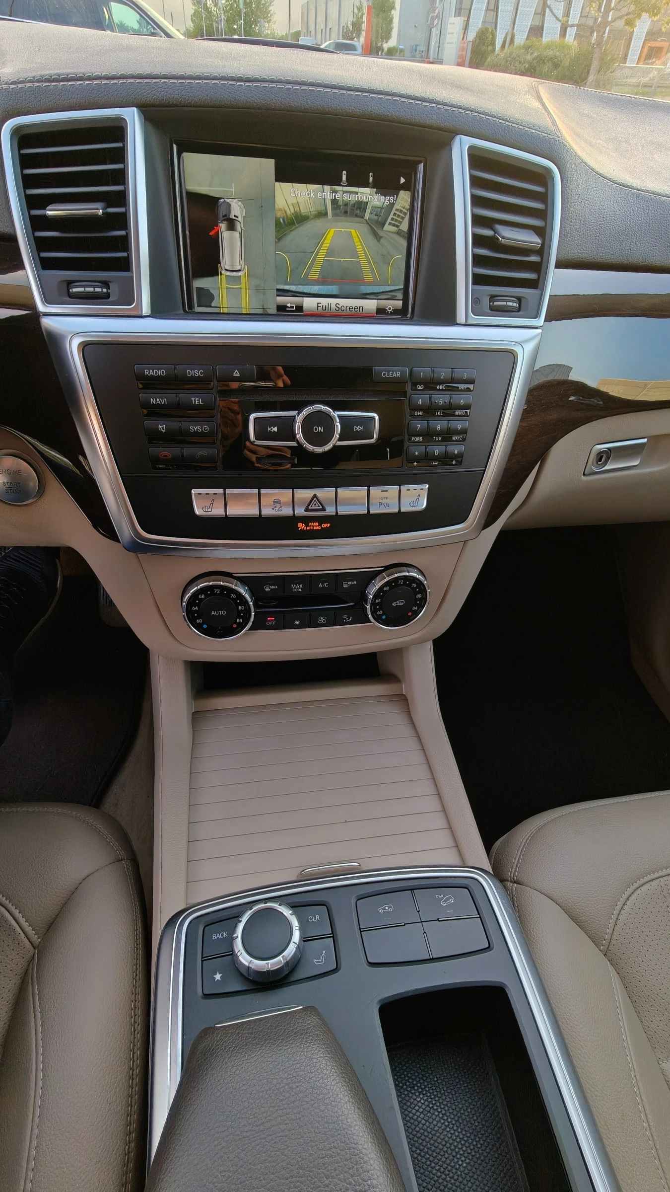 Mercedes-Benz GL 350 FULL 360 камера, снимка 9 - Автомобили и джипове - 49575845