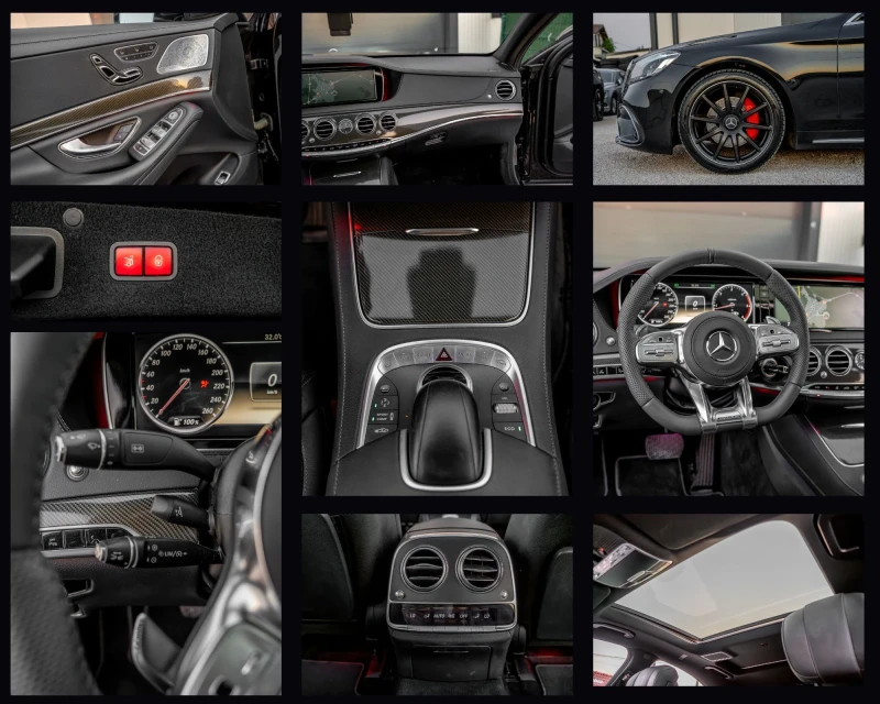 Mercedes-Benz S 350  d/S63 AMG /2xTables/3xTV/PANORAMA/FULL, снимка 15 - Автомобили и джипове - 51449547