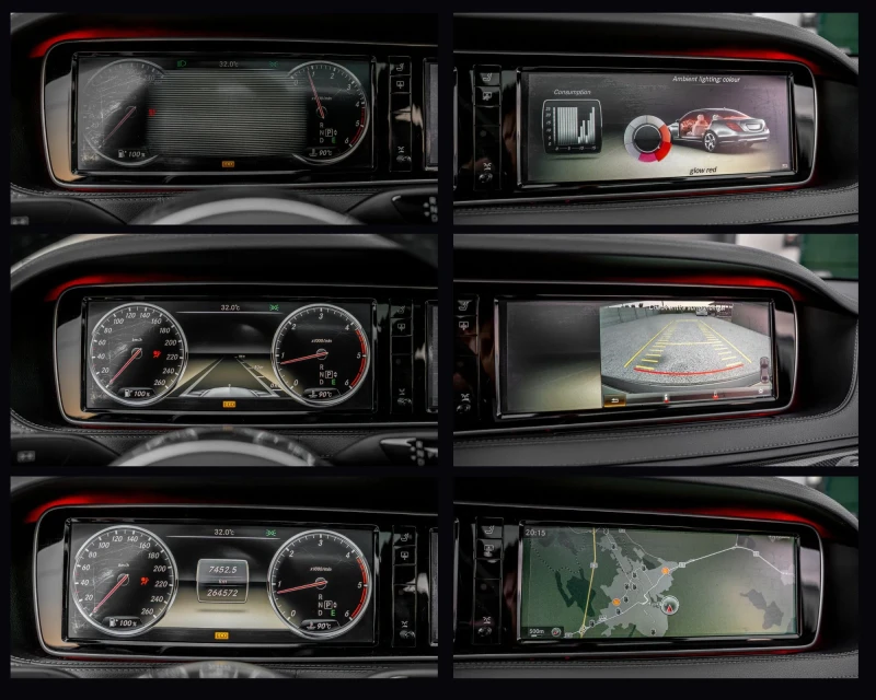 Mercedes-Benz S 350  d/S63 AMG /2xTables/3xTV/PANORAMA/FULL, снимка 16 - Автомобили и джипове - 51449547