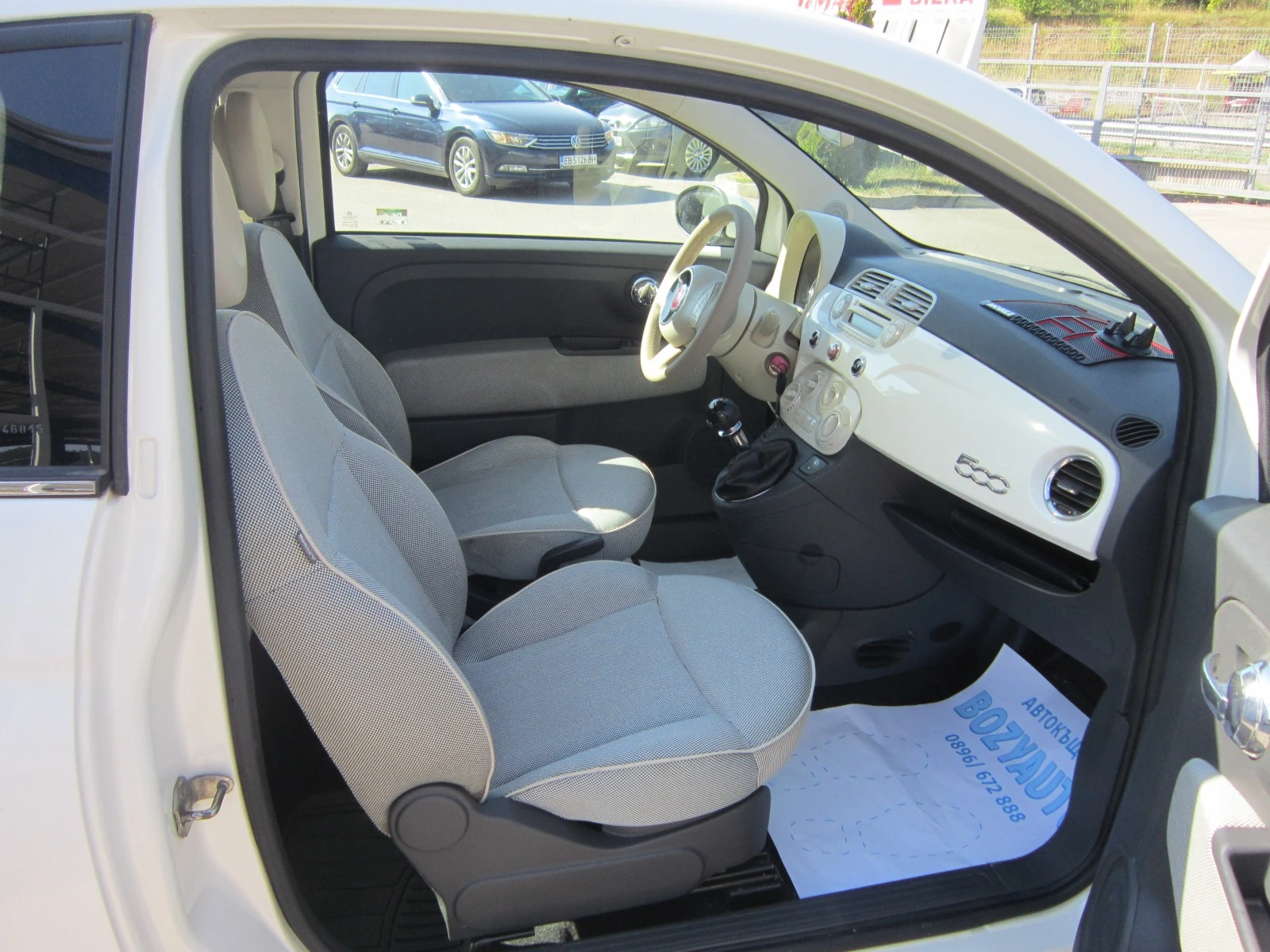 Fiat 500 1.2i/KLIMA/PANORAMA - изображение 9